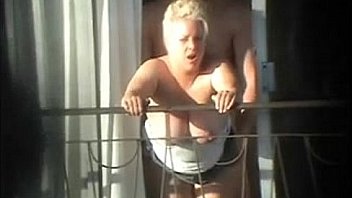 sex and balcony (voyeur caught)