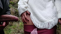 Outdoor sex and we found an abandoned house, they almost discovered us Real amateur video