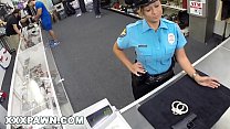 XXXPAWN - Big Booty Latin Police Woman Tries To Sell Her Gun, Ends Up Selling Buns
